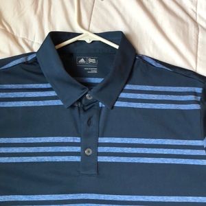 Adidas Striped Polo Shirt
